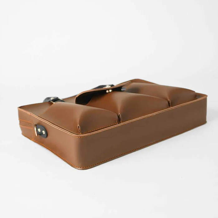 Zivara Fizzy Laptop Brown Bag