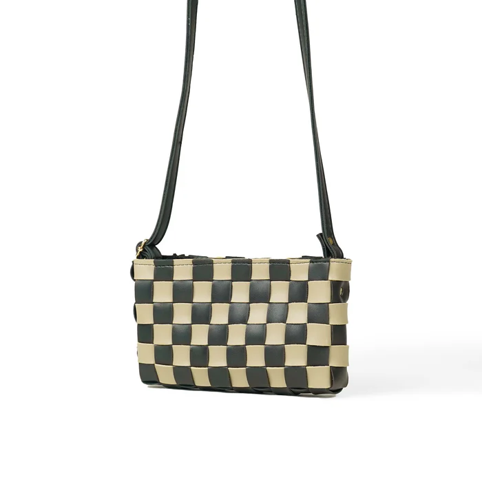 Zivara Cot Bag (Black & beige)