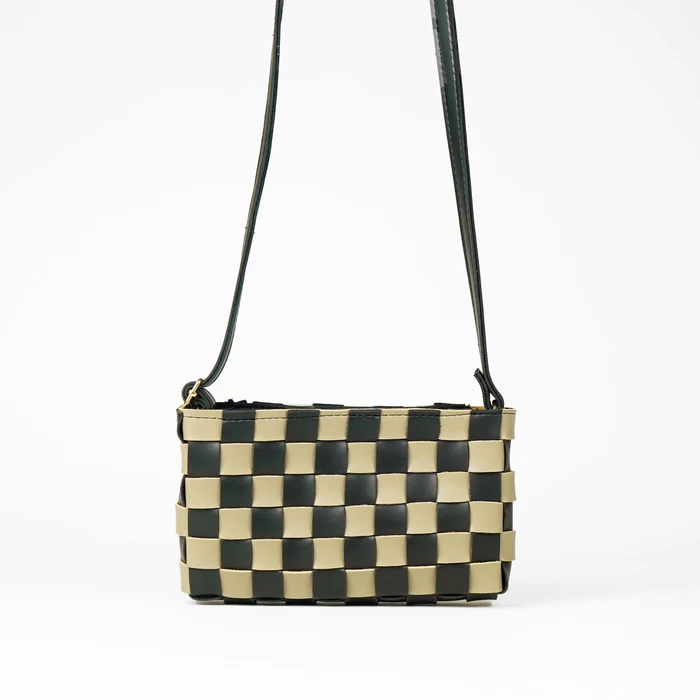 Zivara Cot Bag (Black & beige)