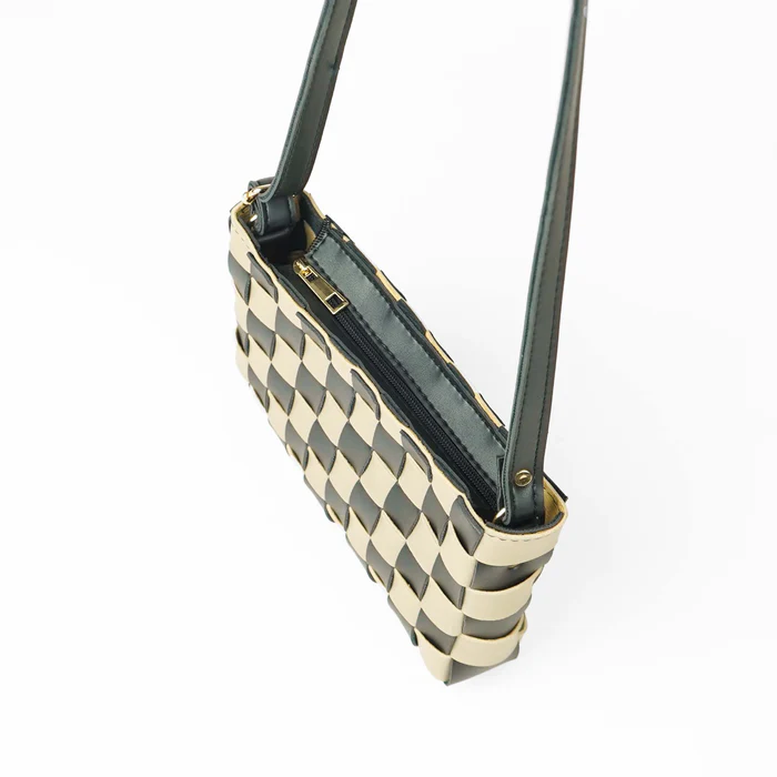 Zivara Cot Bag (Black & beige)
