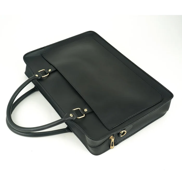 Zivara Multi Pockets Black Laptop Bag